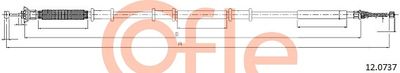 Тросик, cтояночный тормоз COFLE 92.12.0737 для FIAT DOBLO