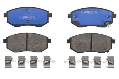 комплект спирачно феродо, дискови спирачки ABE C1R057ABE