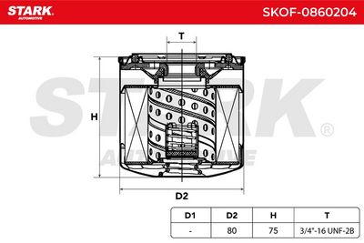 маслен филтър STARK SKOF-0860204