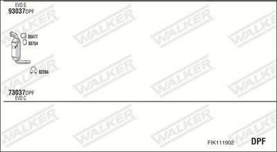 ABGASANLAGE WALKER FIK111902