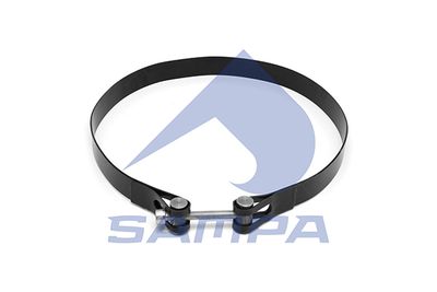 Cinta de sujeción, depósito de aire comprimido