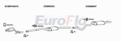 EuroFlo Exhaust System BM32020D 2008C