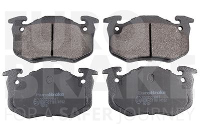 Комплект тормозных колодок, дисковый тормоз EUROBRAKE 5502223917 для RENAULT RAPID