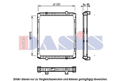 Kylare, motorkylning AKS DASIS 390011N