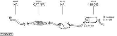 Изпускателна система BOSAL