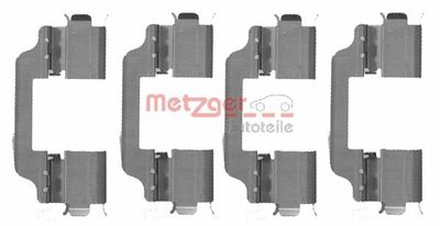 Комплектующие, колодки дискового тормоза METZGER 109-1707 для FIAT SEDICI