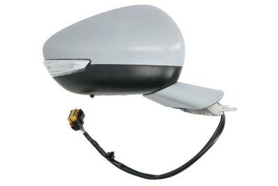 Zijspiegel Rechts (elektrisch, in reliëf, met verwarming, under-coated, met indicator, met temperatuursensor) past: PEUGEOT 508 I 11.10-12.18