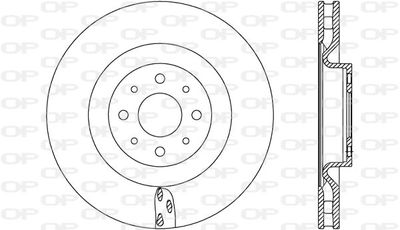 OPEN PARTS BDA2771.20 Тормозные диски  для LANCIA DELTA III (844_) 1.9 D Multijet (844.AXE1A)