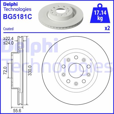 DELPHI BG5181C Деталь для JEEP WRANGLER IV (JL) 2.0 T-GDi (JL72, JL74) DELPHI BG5181C Деталь для JEEP WRANGLER IV (JL) 2.0 T-GDi (JL72, JL74)