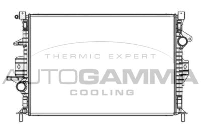 Радиатор, охлаждение двигателя AUTOGAMMA 107821 для VOLVO V40