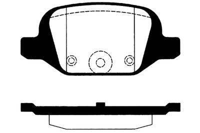 Комплект тормозных колодок, дисковый тормоз RAICAM RA.0609.0 для LADA XRAY