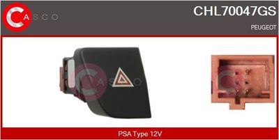 COMUTATOR LUMINI DE AVARIE CASCO CHL70047GS