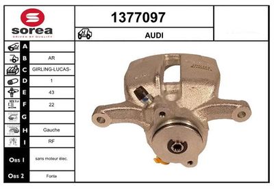 BREMSSATTEL SNRA 1377097
