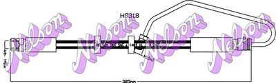 KAWE H8318 Тормозной шланг для AUDI A8 D5 (4N2, 4N8)