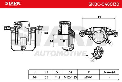 спирачен апарат STARK SKBC-0460130