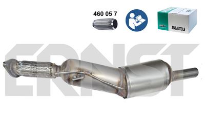 Filtr sadzy / filtr cząstek stałych, układ wydechowy ERNST 920704