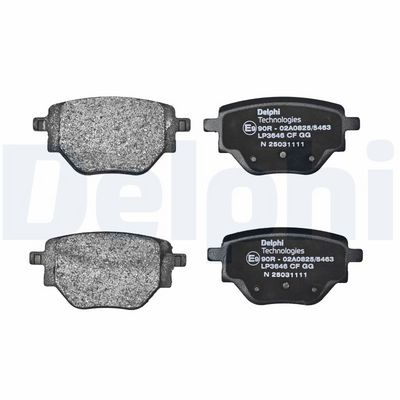 Remblokken set Achter , past: CITROEN C4 III, C4 X  FIAT 600E / 600  JEEP AVENGER  OPEL CORSA F  PEUGEOT 2008 II, 208 II 1.2-Electric 06.19-