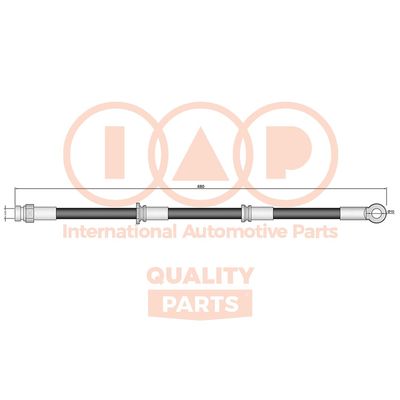 Тормозной шланг IAP QUALITY PARTS 708-12027 для MITSUBISHI PAJERO