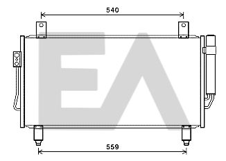 Конденсатор, кондиционер EACLIMA 30C51024 для MITSUBISHI OUTLANDER