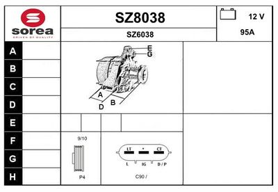 GENERATOR SNRA SZ8038