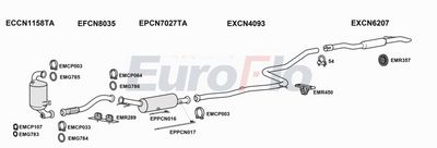 Układ wydechowy EUROFLO CNBERM16D6056B