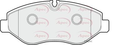 Brake Pad Set APEC PAD1515