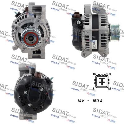 GENERATOR / ALTERNATOR SIDAT A12DE0237