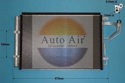 Condenser, air conditioning Auto Air Gloucester 16-9012