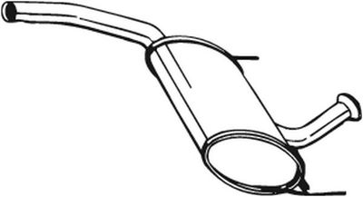 BOSAL Mittelschalldämpfer