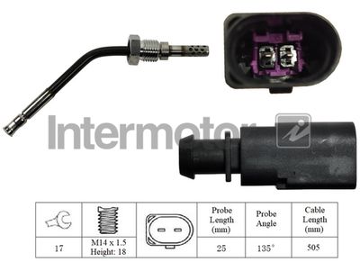 Sensor, exhaust gas temperature Intermotor 27060