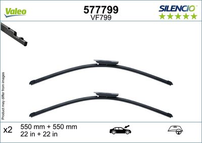 Pióro wycieraczki VALEO 577799