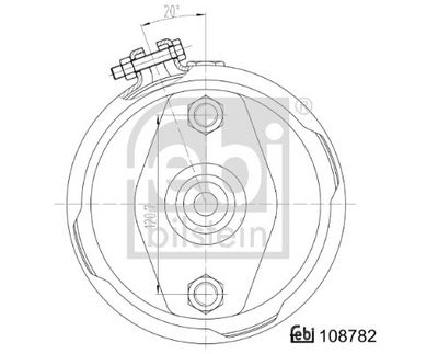 MEMBRANBREMSZYLINDER FEBI BILSTEIN 108782 1