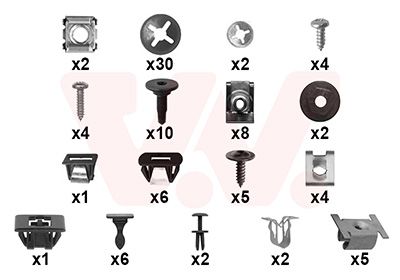 SET MONTAJ BARA PROTECTIE VAN WEZEL 0982794