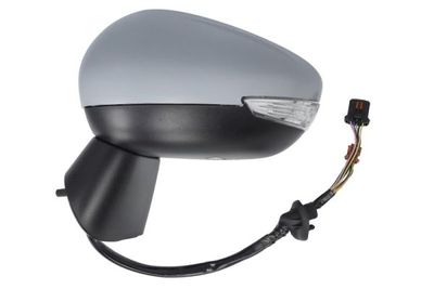 Zijspiegel Links (elektrisch, in reliëf, met verwarming, assistent rijstrookverandering, under-coated, elektrisch opklapbaar, met indicator) past: CITROEN C3 AIRCROSS 06.17-03.24