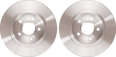 Brake disc Achter Links/Rechts past: MERCEDES A (W176), B SPORTS TOURER (W246, W242), CLA (C117), CLA SHOOTING BRAKE (X117), GLA (X156) 1.5D-Electric 11.11-12.19