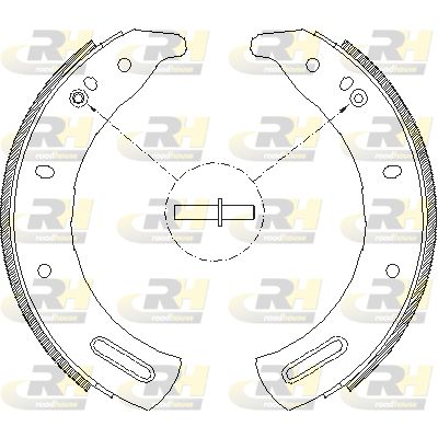 Комплект тормозных колодок ROADHOUSE 4285.00 для CARBODIES FL2