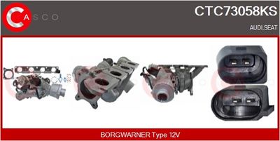 COMPRESOR SISTEM DE SUPRAALIMENTARE CASCO CTC73058KS