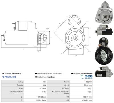 STARTER AS-PL S0155SEG 4