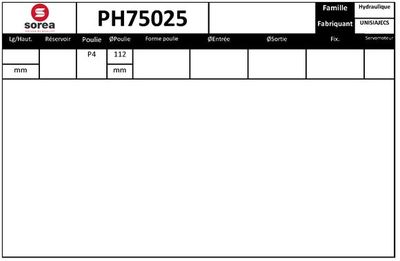Hydraulické čerpadlo, řízení EAI PH75025