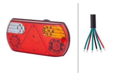 Achterlicht Rechts (LED, 12V, met indicator, anti-fog licht, achteruitrijlicht, met stoplicht, parkeerlicht)