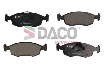 Комплект тормозных колодок, дисковый тормоз DACO Germany 320920 для FIAT DOBLO