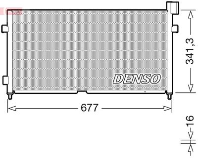 DENSO Kondensator, Klimaanlage (DCN99056)