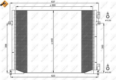 Condenser, air conditioning 35914