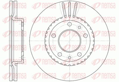 KAWE 6888 10 Тормозные диски  для KIA CARNIVAL II (GQ) 2.5 V6