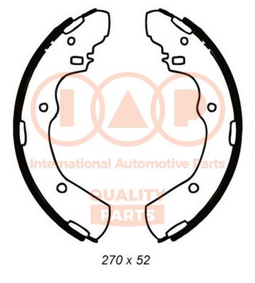 Комплект тормозных колодок IAP QUALITY PARTS 705-12033 для MITSUBISHI L400