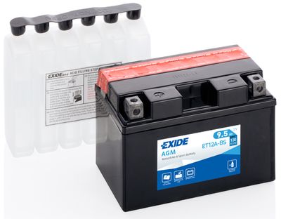 Стартерная аккумуляторная батарея EXIDE ET12A-BS для SUZUKI GSX