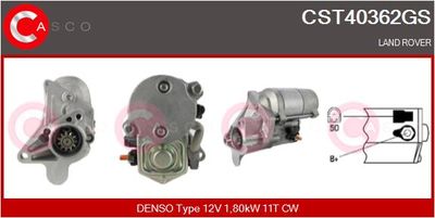 CASCO CST40362GS Стартер  для LAND ROVER DISCOVERY III (L319) 4.0 V6 4x4