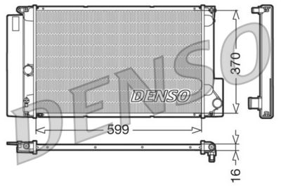 DENSO DRM50026 Крышка радиатора  для TOYOTA VERSO (Тойота Версо)