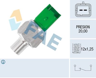 SENZOR PRESIUNE ULEI FAE 18502