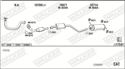 Изпускателна система WALKER CI25007